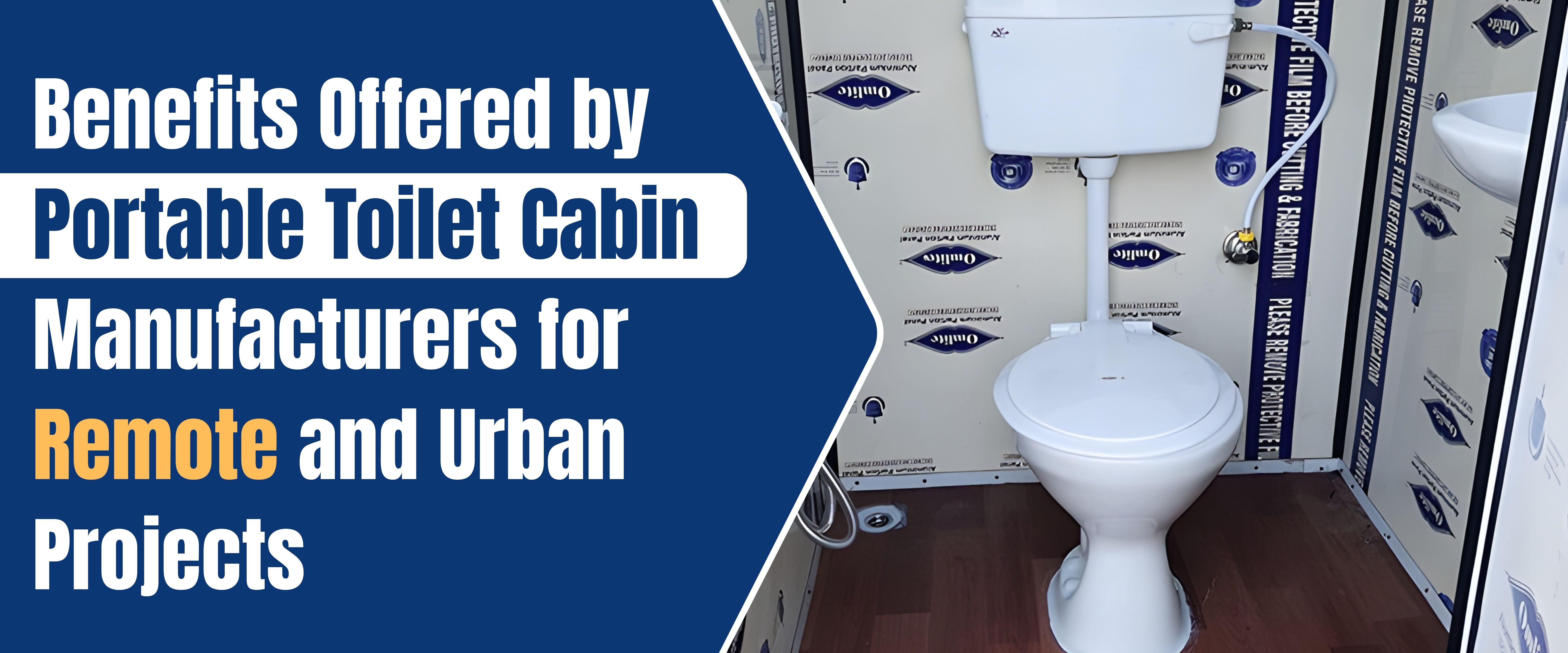 Benefits Offered by Portable Toilet Cabin Manufacturers for Remote and Urban Projects